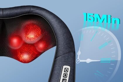 Mo Cuishle Shiatsu Back Shoulder And Neck Massager With Heat Electric Deep Tissue 4d Kneading Massage Best Gifts For Wom 4 420x280