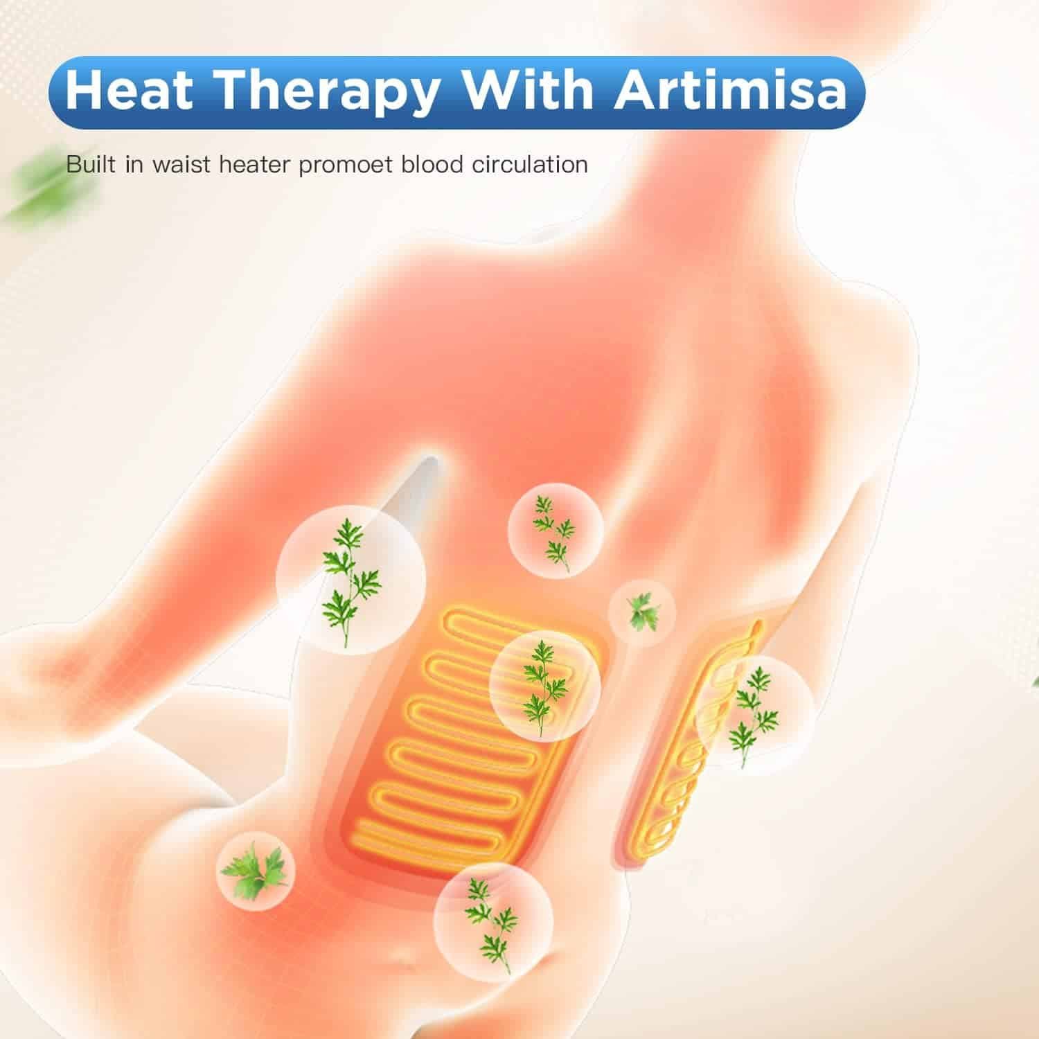 PayLeeshere Full Body Shiatsu Massage Chair with Gravity, Air Massage System, Wormwood Therapy, and Bluetooth Speaker,Grey