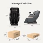 Real Relax 2024 Massage Chair Recliner Dual Core S Track Lower Back And Calf Heating Lcd And App Control Full Body Airba 8 150x150