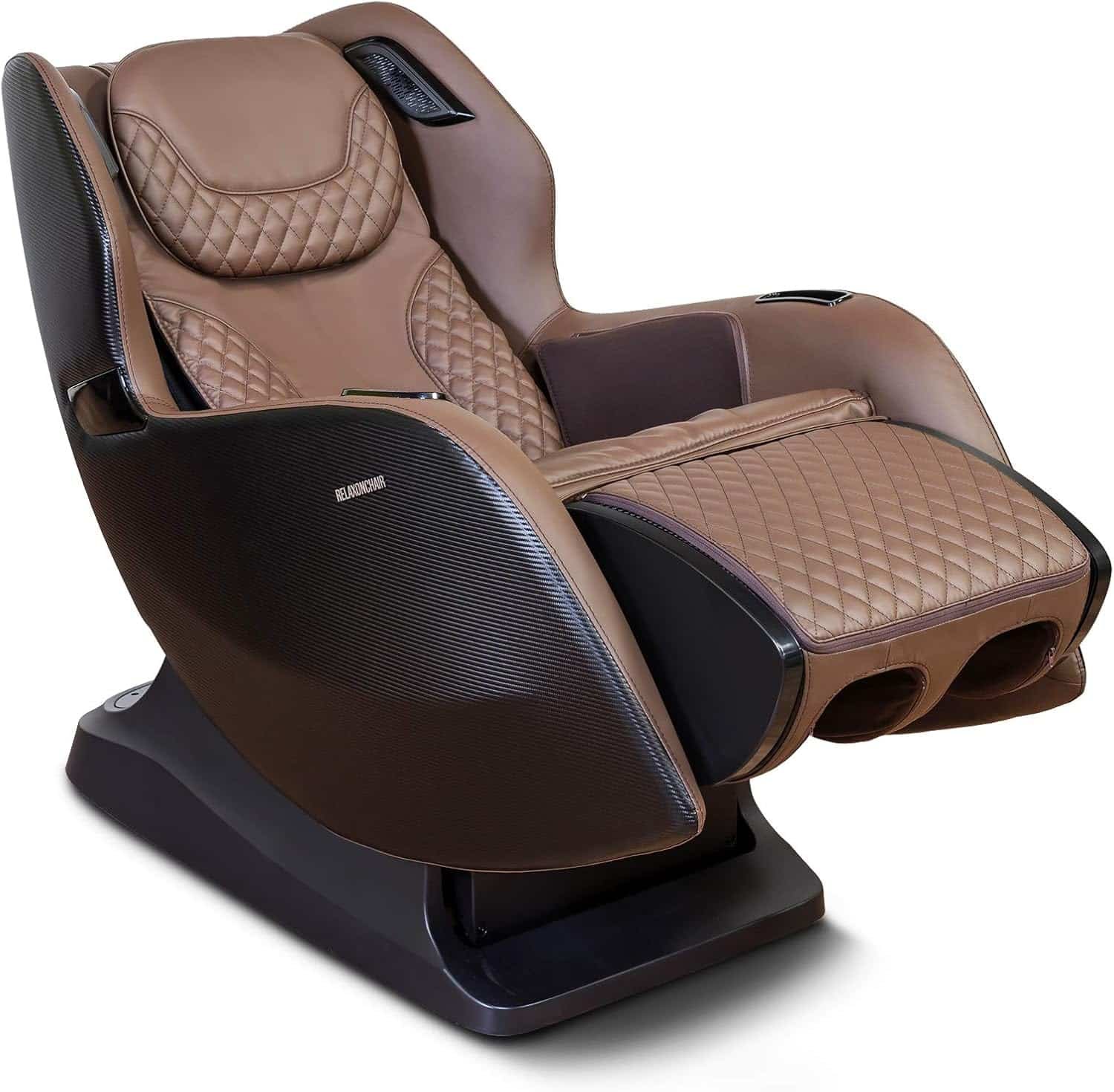 RELAXONCHAIR Rio Full Body Zero Gravity Massage Recliner Chair (Coffee)