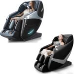 Relx Massage Chair Full Body Zero Gravity Sl Track Shiatsu Massage Chair 12 Modes 8 Auto Modesblack Black 150x150