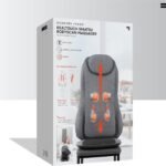 Sharper Image Smartsense Shiatsu Realtouch Massaging Chair Pad With Extra Cushion Soothing Heat 4 Deep Kneading Gel Node 2 150x150