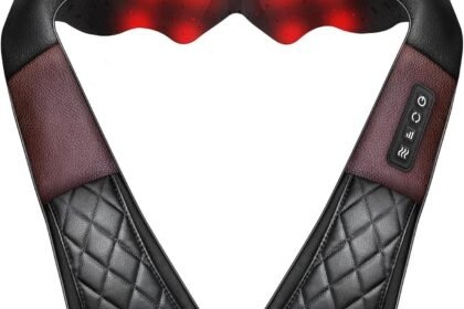 Shiatsu Neck And Back Massager With Heat Electric Deep Tissue 4d Kneading Massage Pillow For Shoulder Leg Body Muscle Pa 420x280