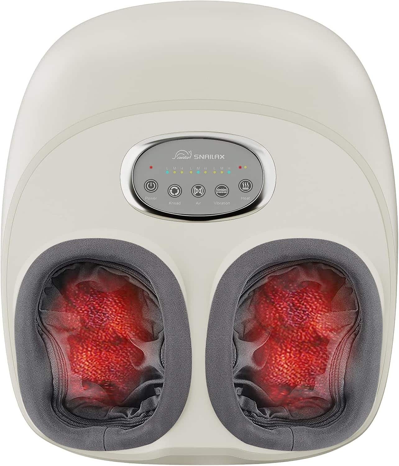 Snailax Foot Massager with Heat, FSA/HSA Eligible, Remote Control, Shiatsu Heated Foot Massager Machine with Deep Kneading, Rolling, Compression, Vibration, Size 13