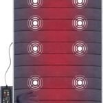 Snailax Memory Foam Full Body Massage Mat With Heat Back Massager With 10 Vibration Motors 6 Heating Pads Massage Chair 150x150