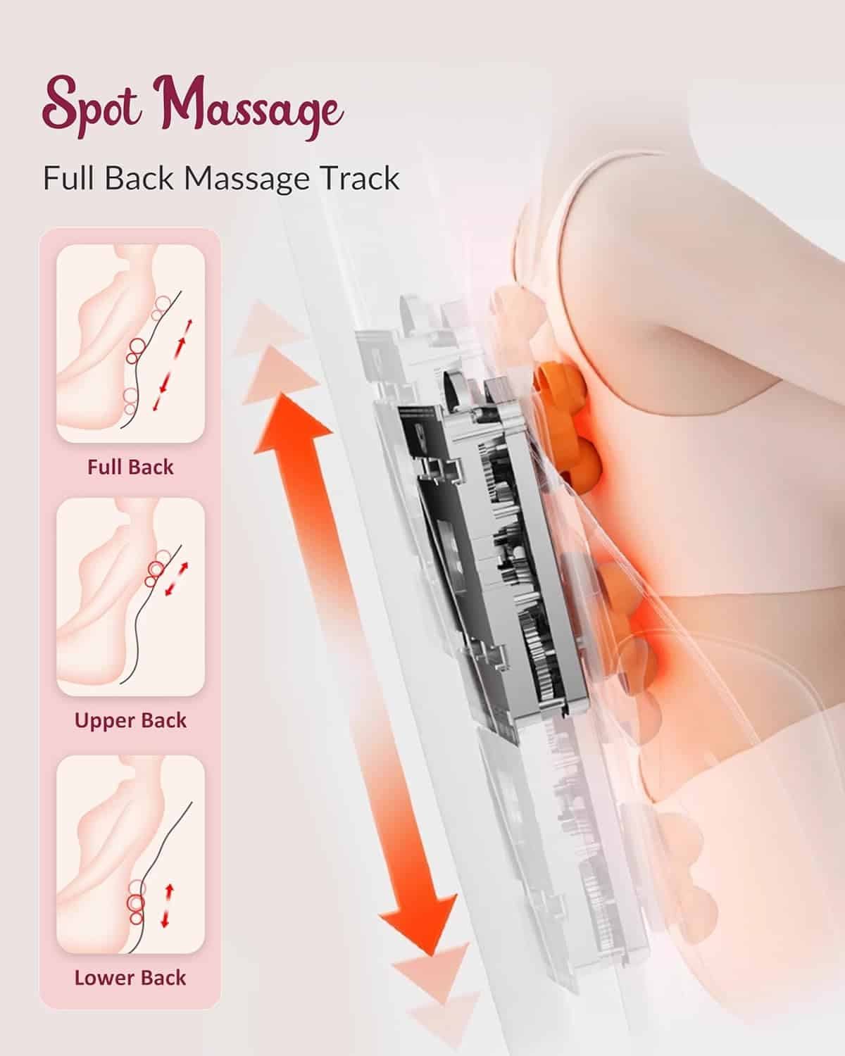 Therazzage Shiatsu Back and Neck Massager with Heat, Kneading, Rolling, Vibration, Massage Seat Cushion, Full Back Massage Chair Pad