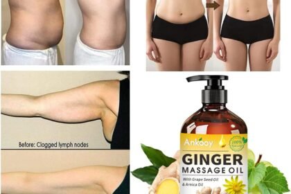 3 Pack Ginger Massage Oil With Arnica Oilvitamin E Oil And Grape Seed Oilginger Oil For Lymphatic Drainage100 Natural Gi 1 420x280