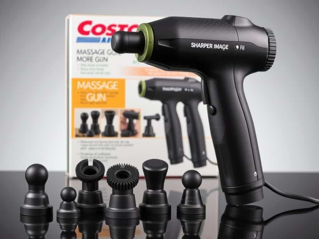 Sharper Image Massage Gun exclusive to Costco with multiple attachments