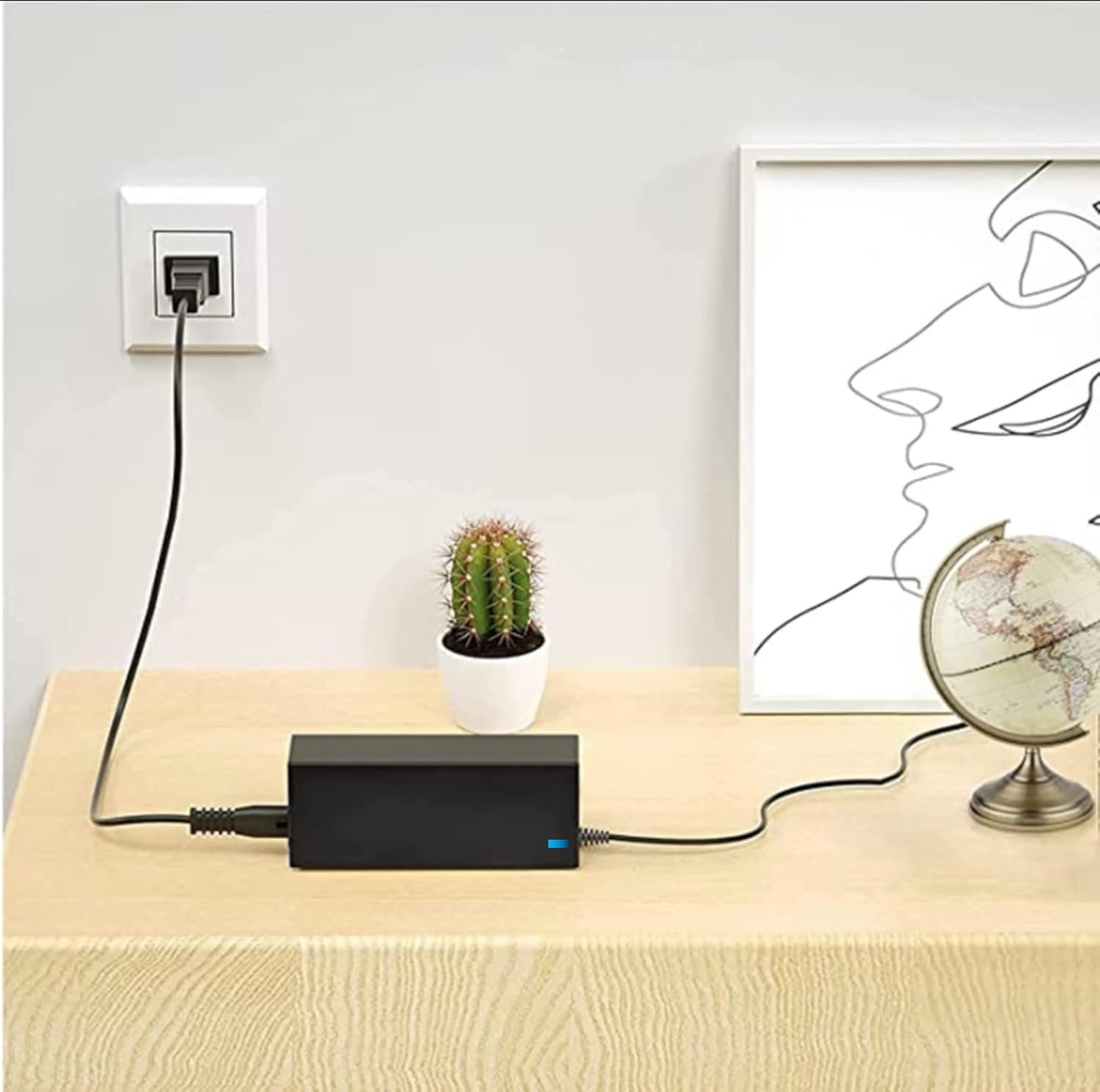 AC/DC Adapter Compatible with Brookstone C7 B-MCS-1100HJ Shiatsu Massging Seat Topper with Heat Chair Massager Massage 1 RS-05/12-S326B RS-0512-S326B CW1205000 Power Supply Cord Cable Charger