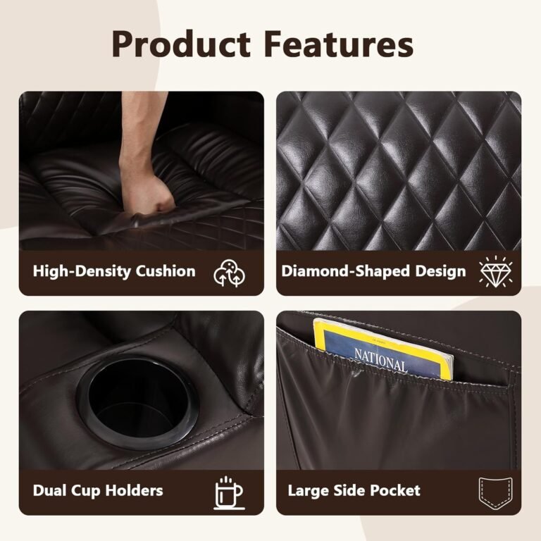 AHMED Power Swivel Rocker Recliner Chair Review