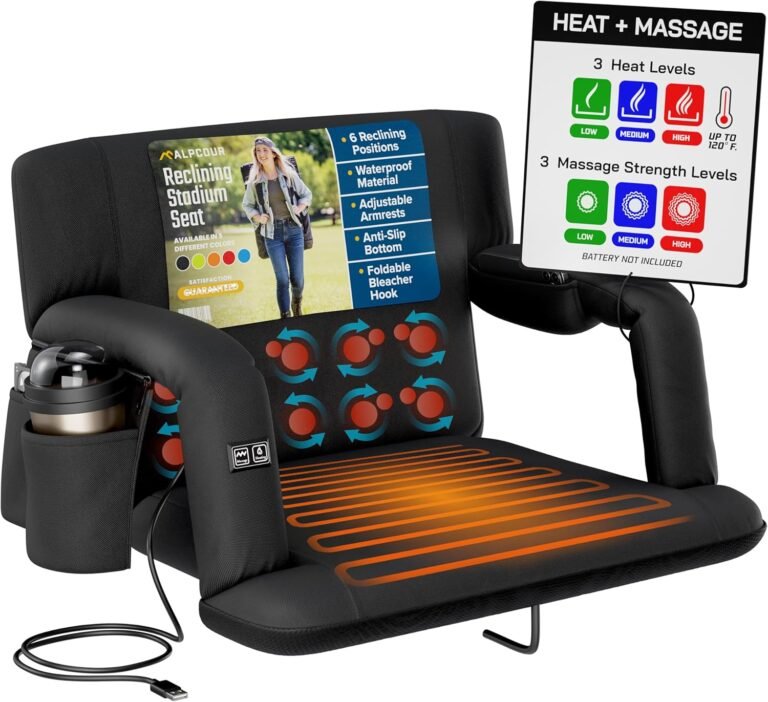 Alpcour Heating Massage Stadium Seat Review