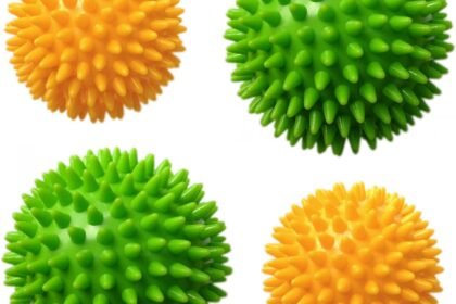 Appleround Spiky Massage Balls 75 Cm 9 Cm Combo Pack Stress Reflexology Muscle Therapy Tension Relief Porcupine Sensory 1 1 420x280