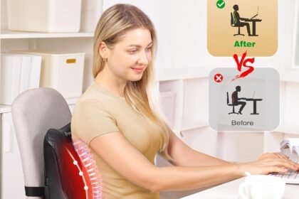 Back Massager For Pain Relief Full Back Walking Massager With 3 Intensities Kneading Chair Massage Pillow With Heat For 1 13 420x280