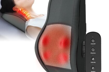 Back Massager With Heat Back Neck Massager For Pain Relief Deep Tissue 3d Kneading Massage Pillow For Upper And Lower Sh 420x280