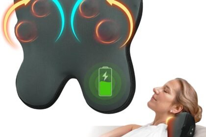 Back Massager With Heat Fsa Hsa Eligible Cordless Shiatsu Neck Massager For Muscle Pain Relief Kneading Massage Pillow F 420x280