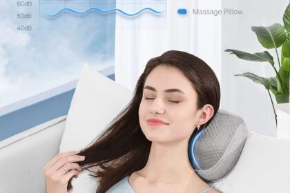 Careboda Neck And Back Massager Shiatsu Shoulder Massage Pillow With Soothing Heat 3d Kneading Deep Tissue Massages For 1 2 420x280