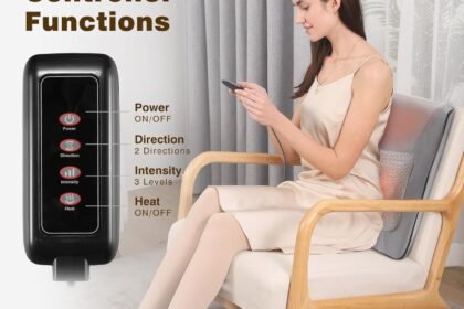 Careboda Shiatsu Back Massager With Heat 3d Deep Kneading Electric Massage Pillow For Neck And Back Pain Relief Ideal Fo 3 420x280