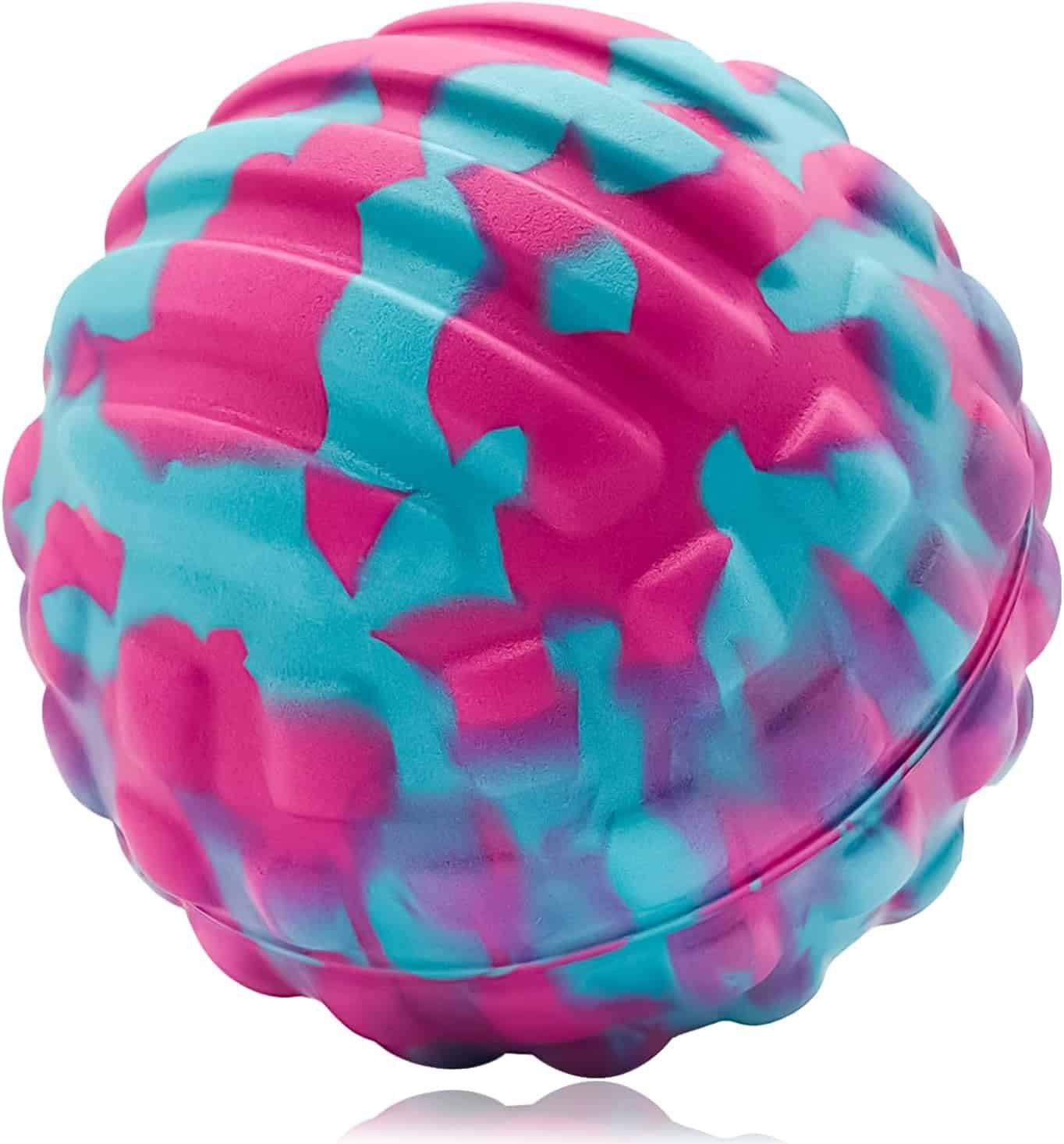 Deep Tissue Massage Ball for Exercise Recovery - SGS Certification - Targets Back, Shoulder, LegsFeet - Relieves Muscle Knots, Joint PainTightness, Pressure Point Therapy- Myofascial Release Ball