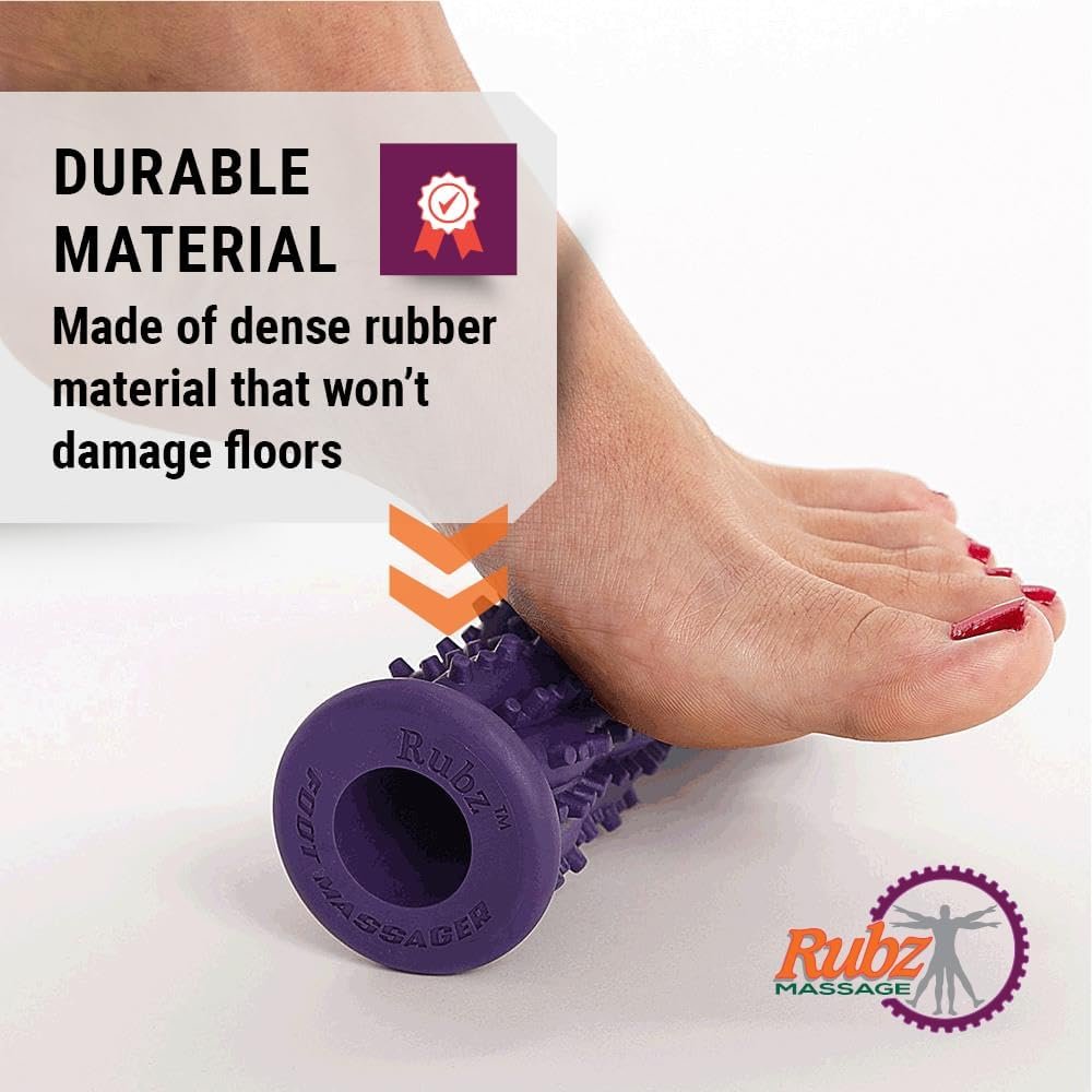 Due North Foot Rubz Hand  Back Massage Ball - Relieve Pain from Plantar Fasciitis, Tight Muscles  Sore Feet - Massage Tool
