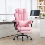 Executive Office Chair Big And Tall With Massage Lumbar Support Heavy Duty Desk Chair With Reclining Office Chair With F 1 150x150