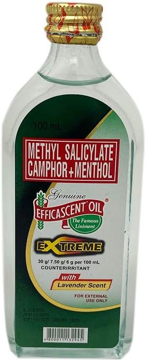 Extreme Strength Methyl Salicylate Camphor Menthol with Lavender Scent 100ml