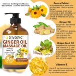 Ginger Oilginger Massage Oil For Lymphatic Drainagenatural Body Oil For Skinarnica Oilsore Muslce Massage Oilspa Ginger 1 14 150x150
