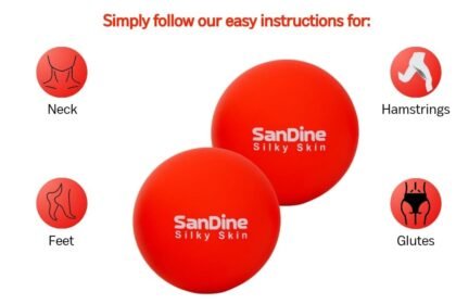 Lacrosse Massage Balls For Deep Tissue Massage Release Tension Relieve Muscle Soreness Improve Flexibility Ideal For Myo 2 420x280