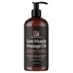 M3 Naturals Arnica Sore Muscle Massage Oil With Collagen Stem Cells And Menthol Anti Cellulite Therapy For Full Body Fas 1 150x150