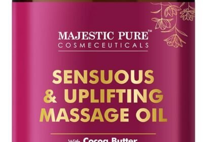 Majestic Pure Cocoa Massage Oil For Massage Therapy Refreshing And Relaxing Natural Oils With Cocoa Butter Vitamin E Lav 420x280