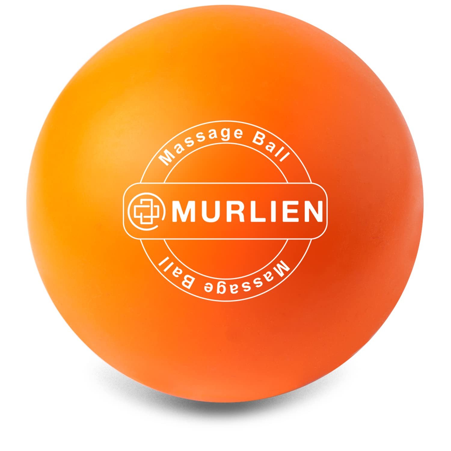 Massage Ball, Lacrosse Ball for Trigger Point Therapy, Deep Tissue, Myofascial Release, Sore Muscle Relief Massager for Neck, Shoulder, Back, Legs, Foot or Muscle Tension – Orange