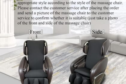 Massage Chair Cover Full Body Shiatsu Massage Chair Cover With Drawstring Waterproof Dustproof Cover Skin Friendly Milk 1 1 420x280