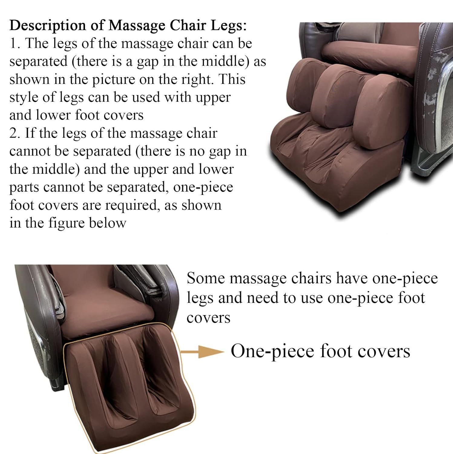 Massage Chair Cover, Full Body Shiatsu Massage Chair Cover with Drawstring, Waterproof  Dustproof Cover, Skin-Friendly Milk Silk Fabric,Black,Full Body