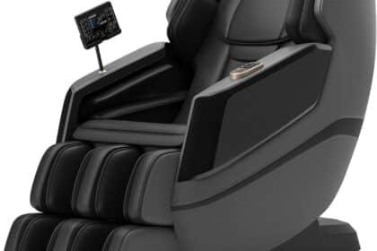 Massage Chair Full Body Shiatsu Recliner With Sl Track Zero Gravity 3 Massage Intensity Shortcut Key Foot Rollers Blueto 4 420x280