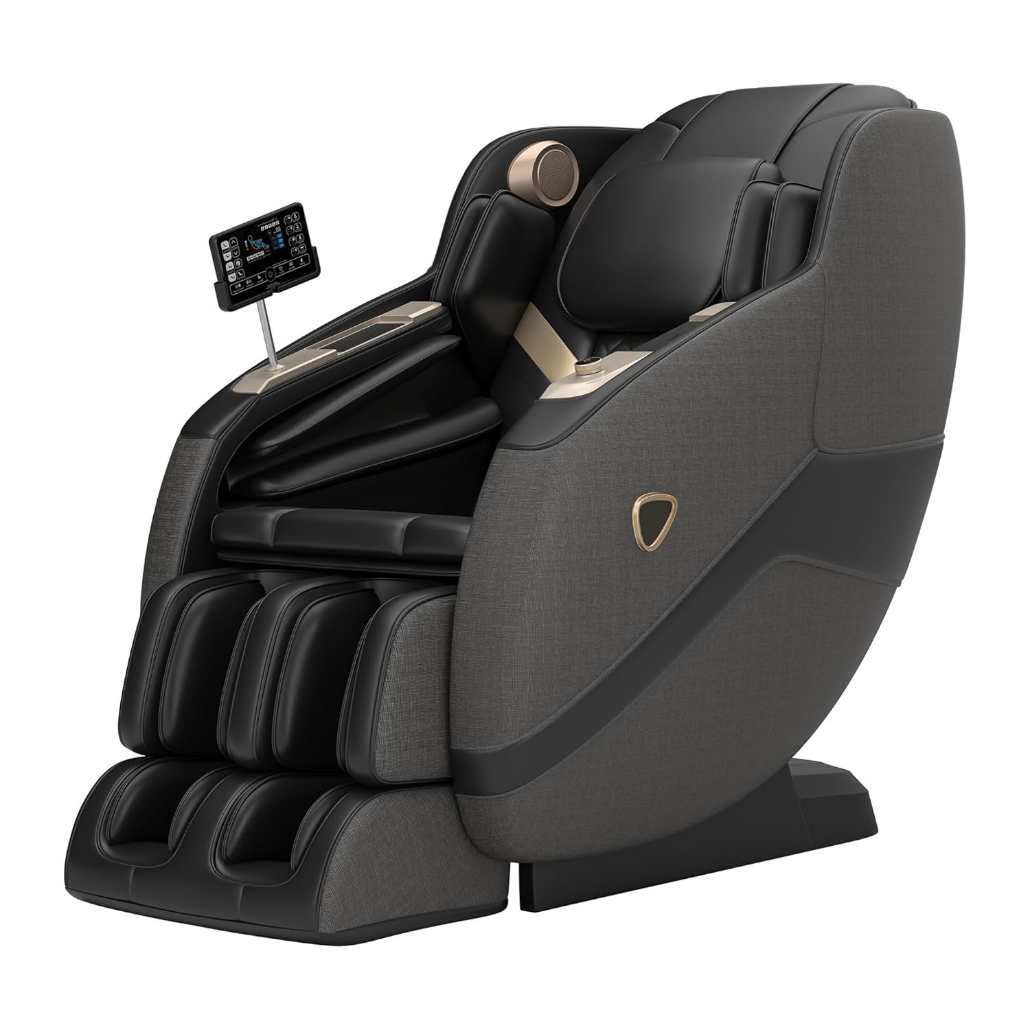 Massage Chair Full Body, Zero Gravity Shiatsu Massage Recliner Chair with SL-Track, Thai Stretch, Shortcut Button, Back Heating, Bluetooth Speaker, Wireless Phone Charger, Q11, Black