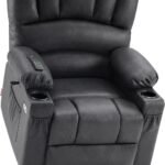 Mcombo Power Lift Recliner Chair For Elderly Lift Chair With Heat And Massage Usb Type C Ports Cup Holders Faux Leather 150x150