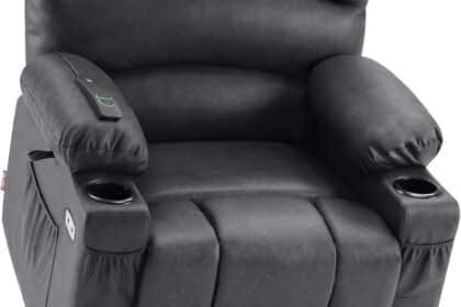 Mcombo Power Lift Recliner Chair For Elderly Lift Chair With Heat And Massage Usb Type C Ports Cup Holders Faux Leather 420x280