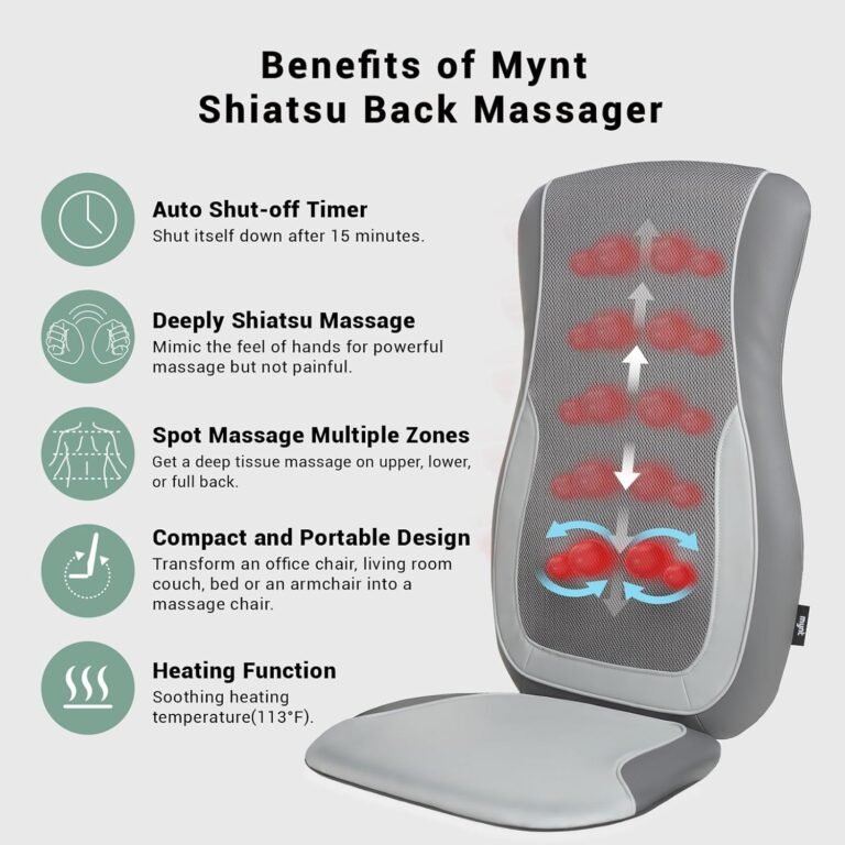 Mynt Black Acupressure Massage Chair Pad Review