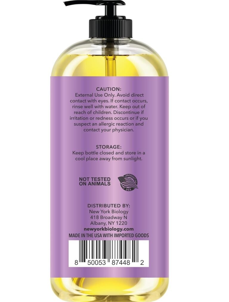 New York Biology Sore Muscle Massage Oil Review