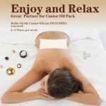 Organic Cotton Flannel Unbleached Wool Wrap 4pcs For Castor Oil Pack Reusable Mess Free Highly Absorbent For Massage Pai 3 150x150