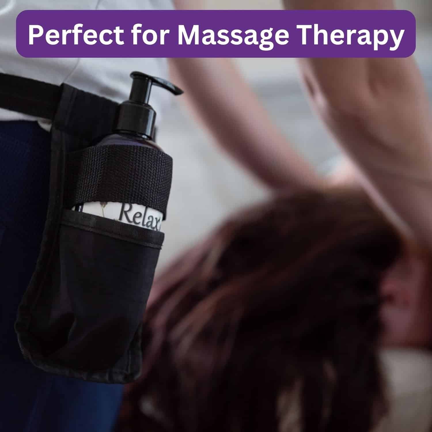 Relax Therapeutic Body Massage Oil - with Best Essential Oils for Sore Muscles  Stiffness – Lavender, Peppermint  Marjoram - All Natural - with Sweet Almond, Grapeseed  Jojoba Oil 8oz