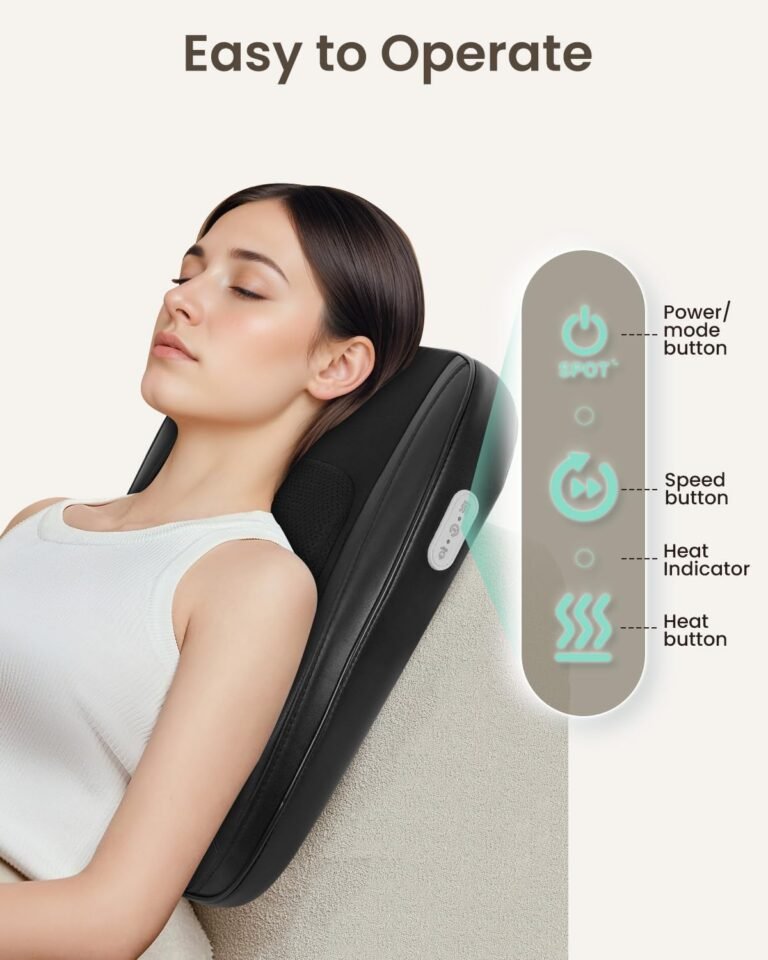 Snailax Shiatsu Neck and Back Massager Review