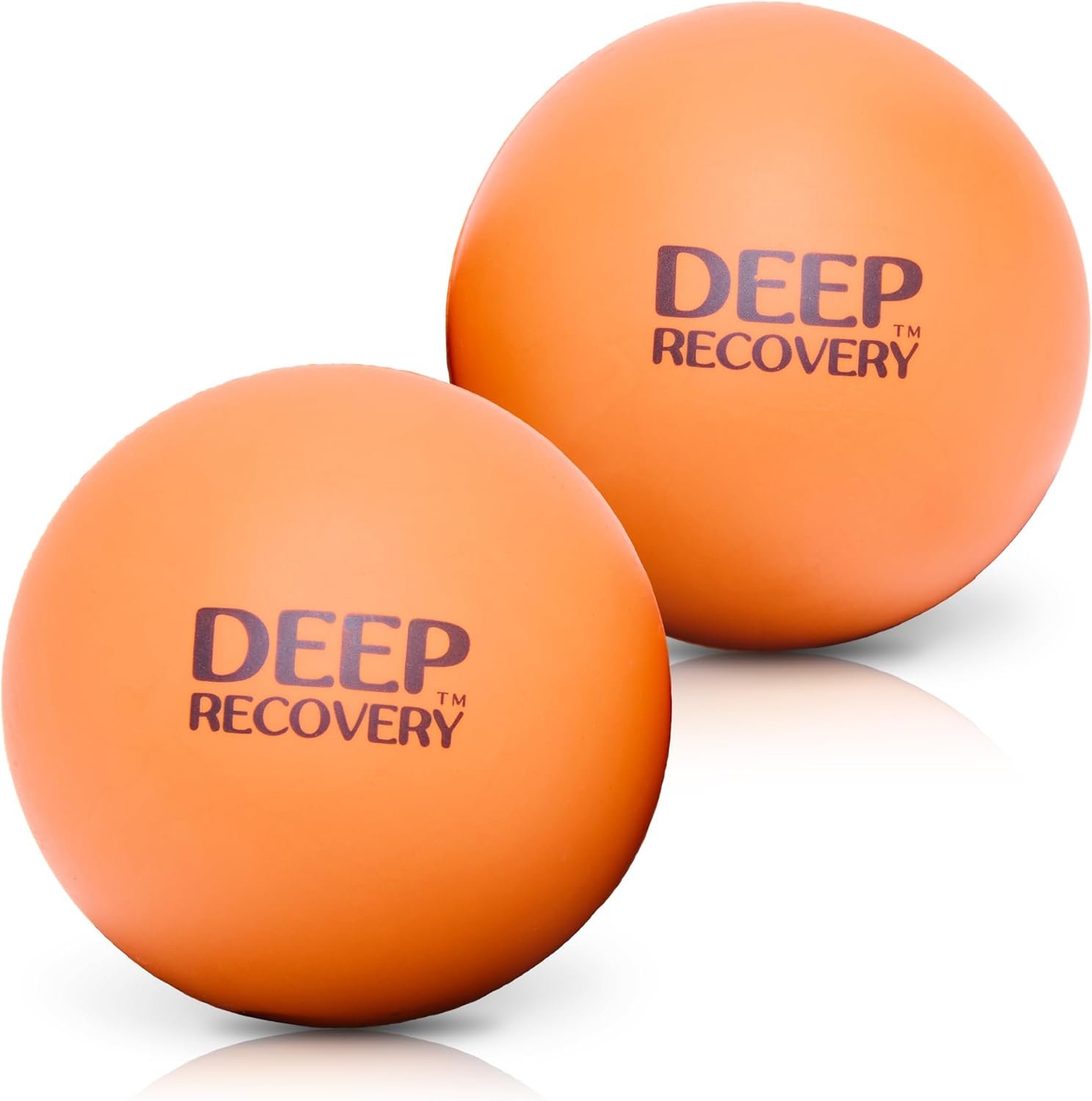 Sport Yoga Deep Tissue Massage Ball Set, Lacrosse Ball Size – Extra Firm Myofascial Release Balls for Feet, Back, Neck, Legs  Arms – Trigger Point  Mobility Therapy (2-Pack)