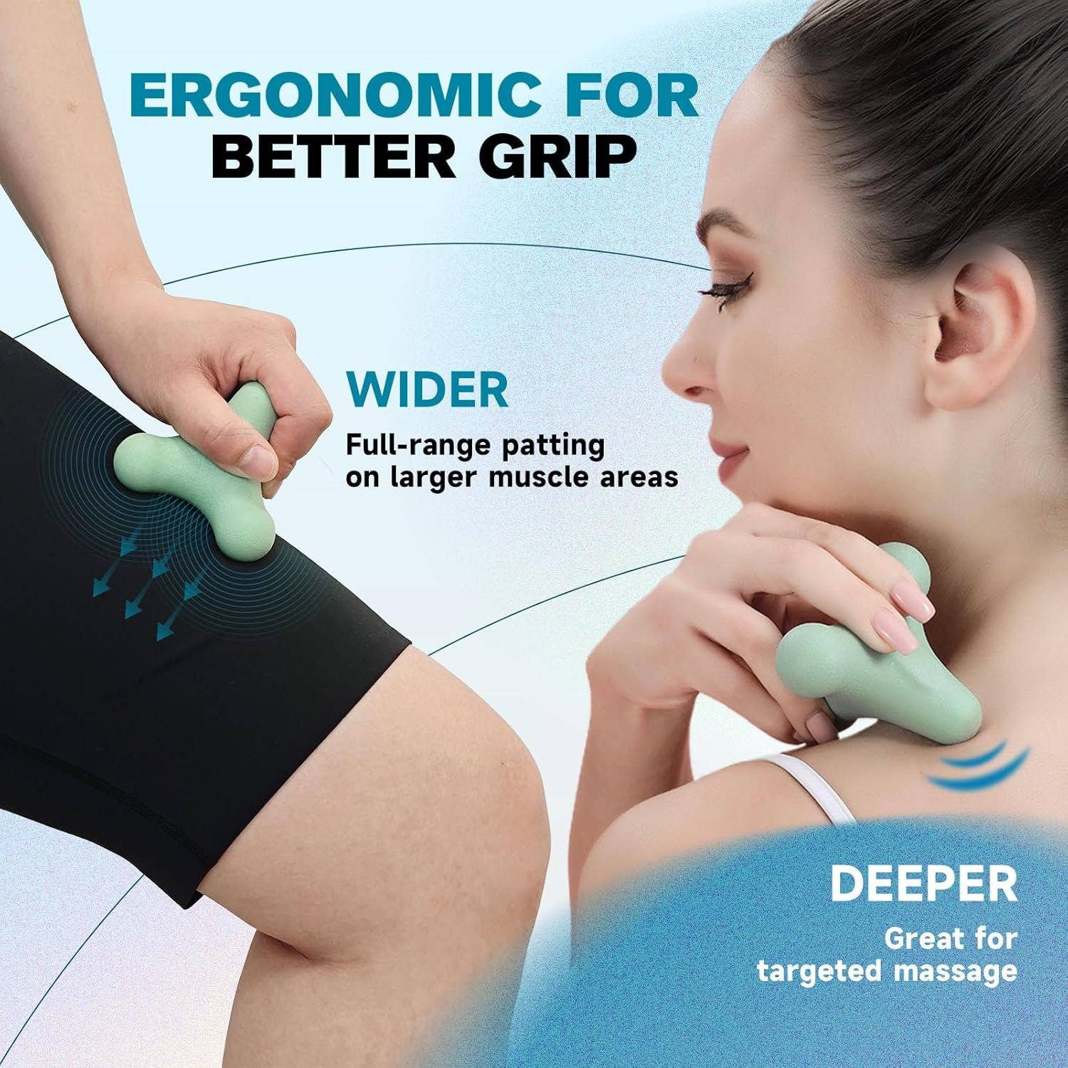 Trigger Point Therapy Massage Ball for Myofascial Release Plantar Fasciitis Relief Yoga Deep Tissue Release Muscle Soreness Massage Tool Pressure Point Balls with 4 Leg for Back  Shoulder
