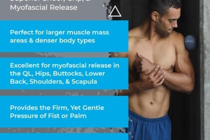 Tune Up Fitness Alpha Ball Large Therapy Ball Massage Ball For Myofascial Release Pain Relief Back Shoulders Hamstrings 1 4 420x280