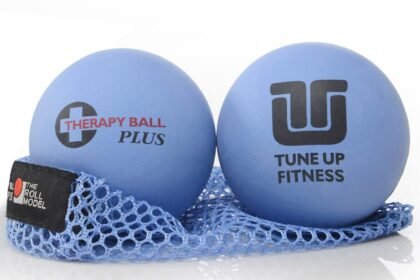 Tune Up Fitness Therapy Ball Plus Pair In Tote Lacrosse Ball Upgrade Massage Therapy Balls For Myofascial Release Neck L 420x280