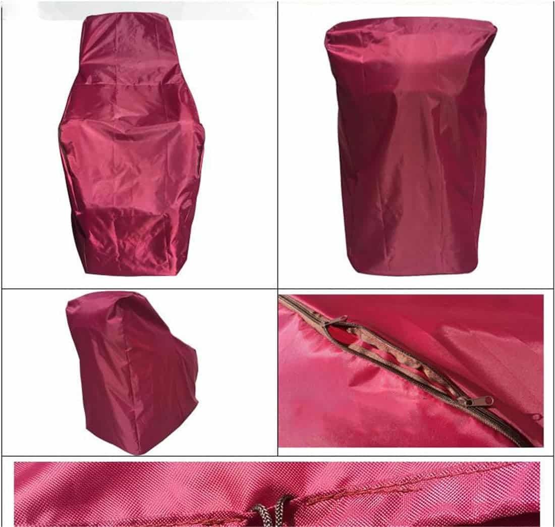 Waterproof Full Body Shiatsu Massage Chair Cover, Zero Gravity Single Recliner Chair Dustproof Protector Cover, 59x39x55 Inch, Coffee