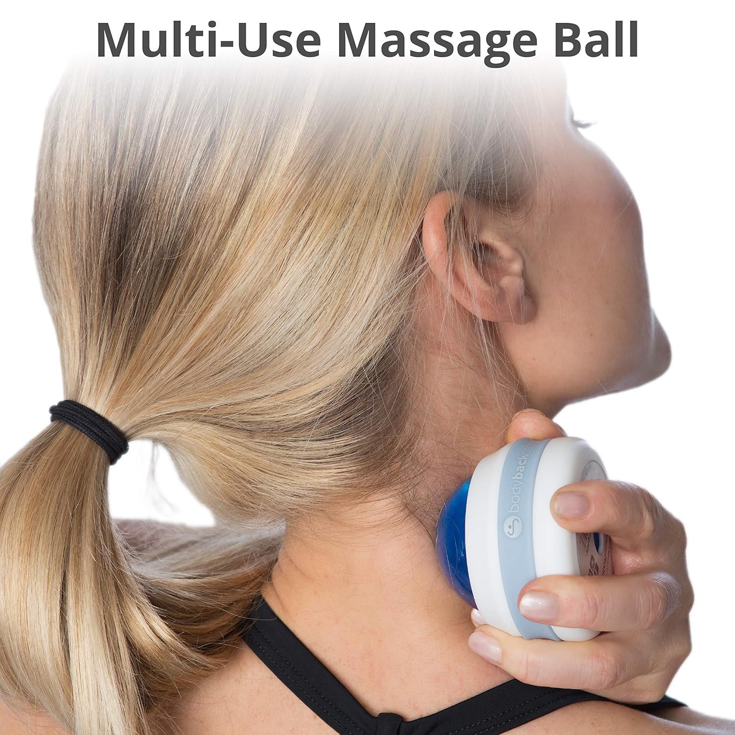 Body Back Manual Massage Roller Ball | Deep Tissue Roller  Lacrosse Ball - Hand Held Massager for Sore Muscles  Joint Pain | 360 Degree Mobility Therapy Ball | Ideal for Athletes  Fitness Recovery