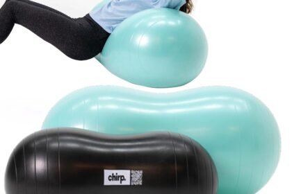 Chirp Cloud Peanut Mobility Ball For The Back Physical Therapy Massager For Adults Exercise Balance Ball Sensory Therapy 420x280