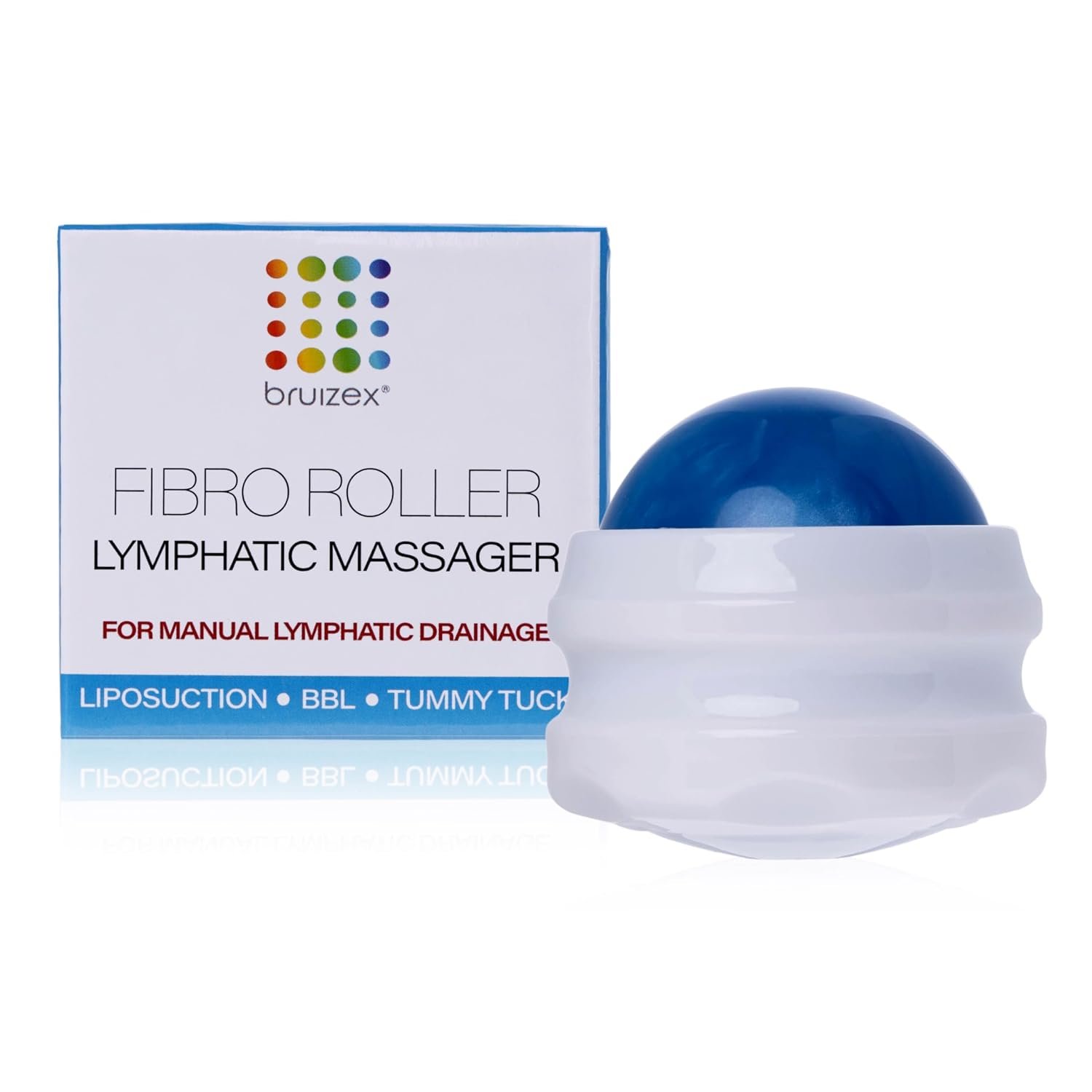 Lymphatic Drainage Massager, Massage Roller Ball, Fibro Roller for Fibrosis Treatment, Liposuction, 360 Lipo, Tummy Tuck  BBL Post Surgery Recovery, Body Roller