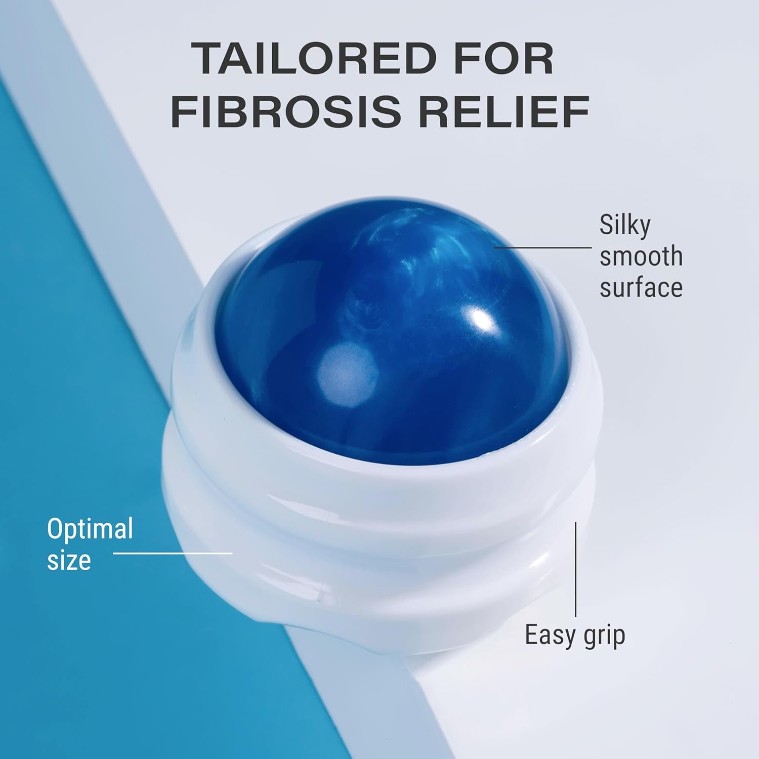 Lymphatic Drainage Massager, Massage Roller Ball, Fibro Roller for Fibrosis Treatment, Liposuction, 360 Lipo, Tummy Tuck  BBL Post Surgery Recovery, Body Roller